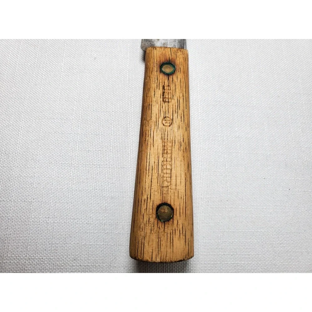 Vintage 1920s-40s Shapleigh Diamond Edge Butcher Knife‎ Carbon Steel USA